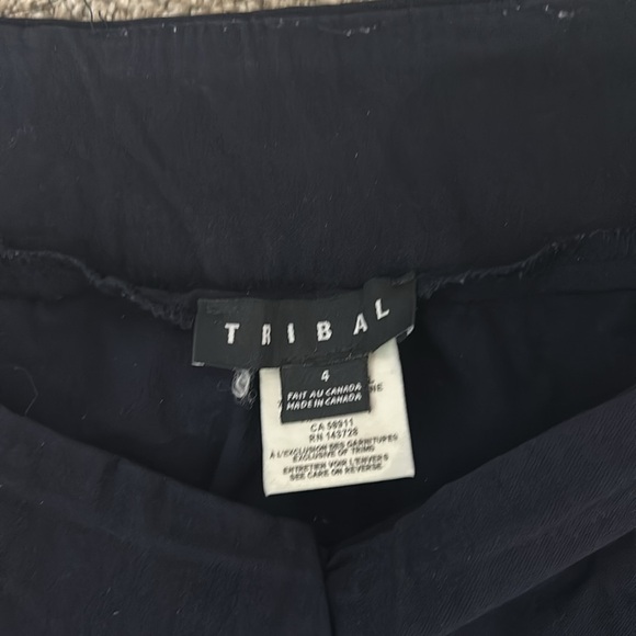 Tribal Fia Straight Pull on Trouser Navy 4 - Picture 2 of 4